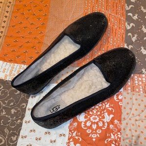 Ugg Australia Alloway Glitter Loafer Flats